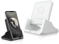 Preview: 10W Qi Schnell Magnetische Kabellose Ladestation für iPhone und Samsung weiss
